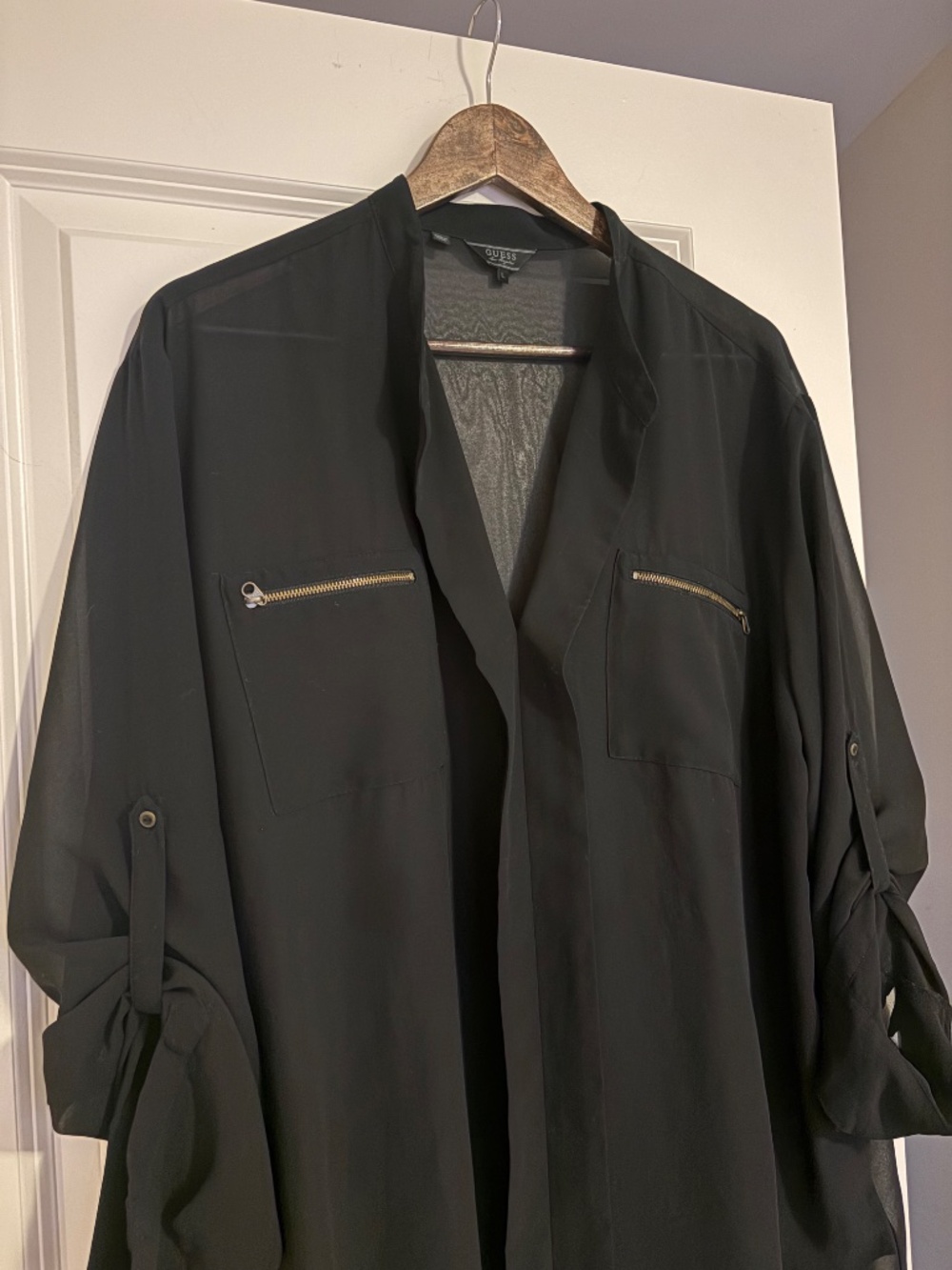 Guess Black Blouse - Picture 3 of 5